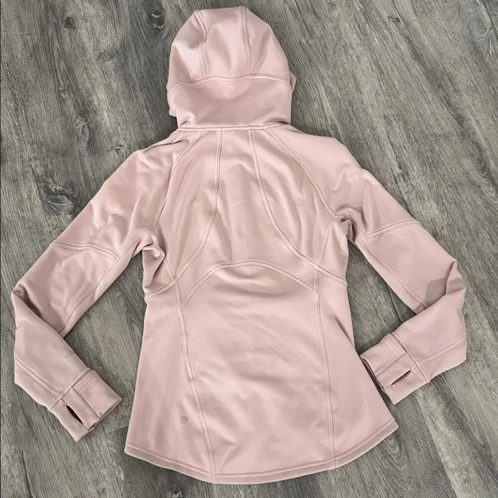 Lululemon Fleece Flurry Pink Hooded Jacket 
